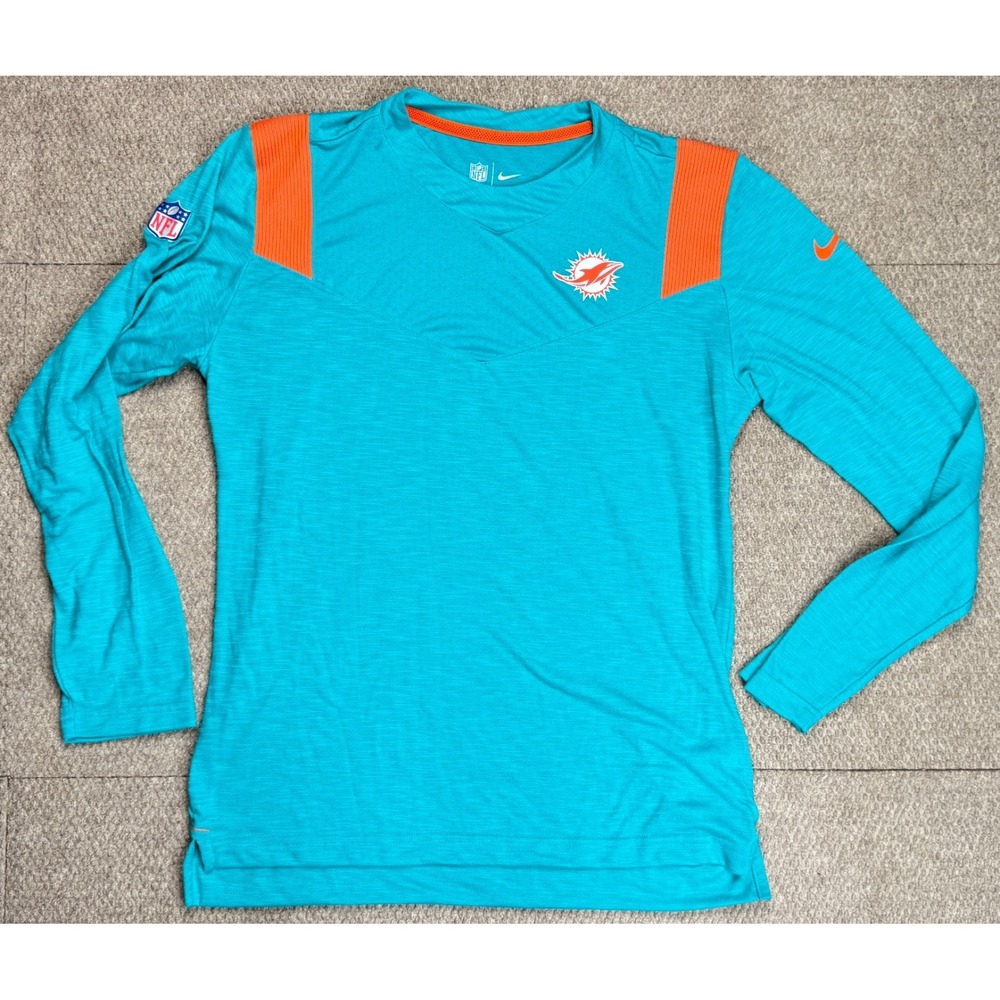 Nike On Field Dri-Fit Men's NFL Miami Dolphins Performance Shirt Size M